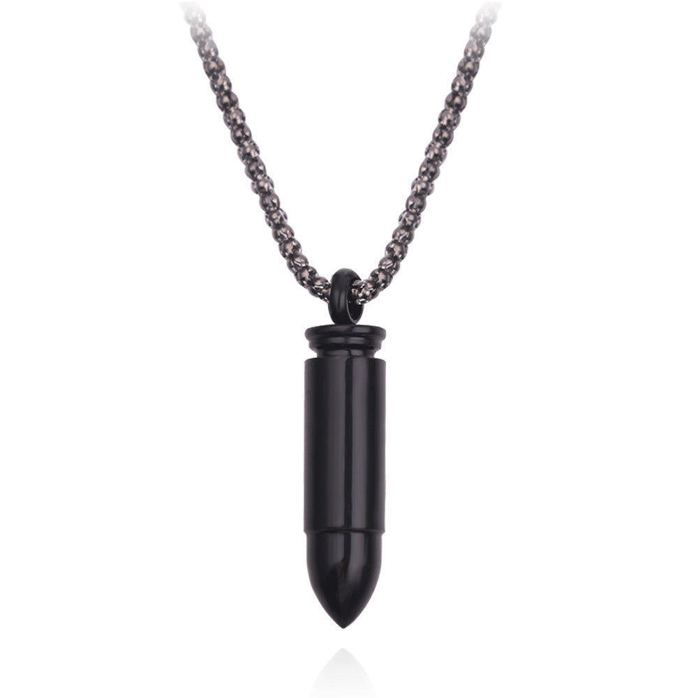Wholesale Bullet Openable Alloy Necklace